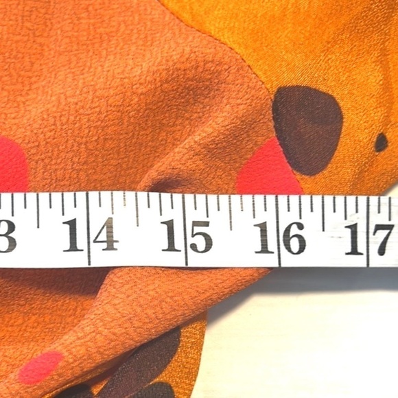 Anthro’s Bl-nk, London,Ariana, Wrap/Around Blouse,Fun, Funky & Fabulous, EUC, XS - Picture 10 of 12